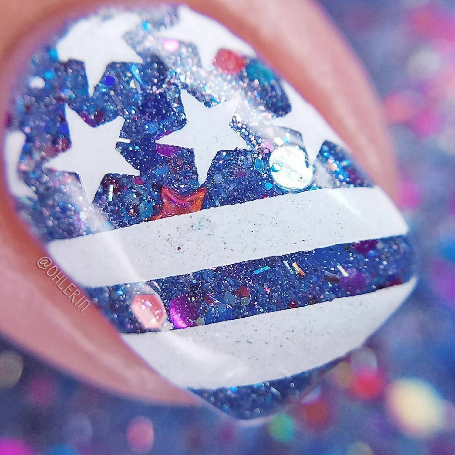 American Flag Stencils for Nails, Nail Stickers, Nail Art, Nail Vinyls