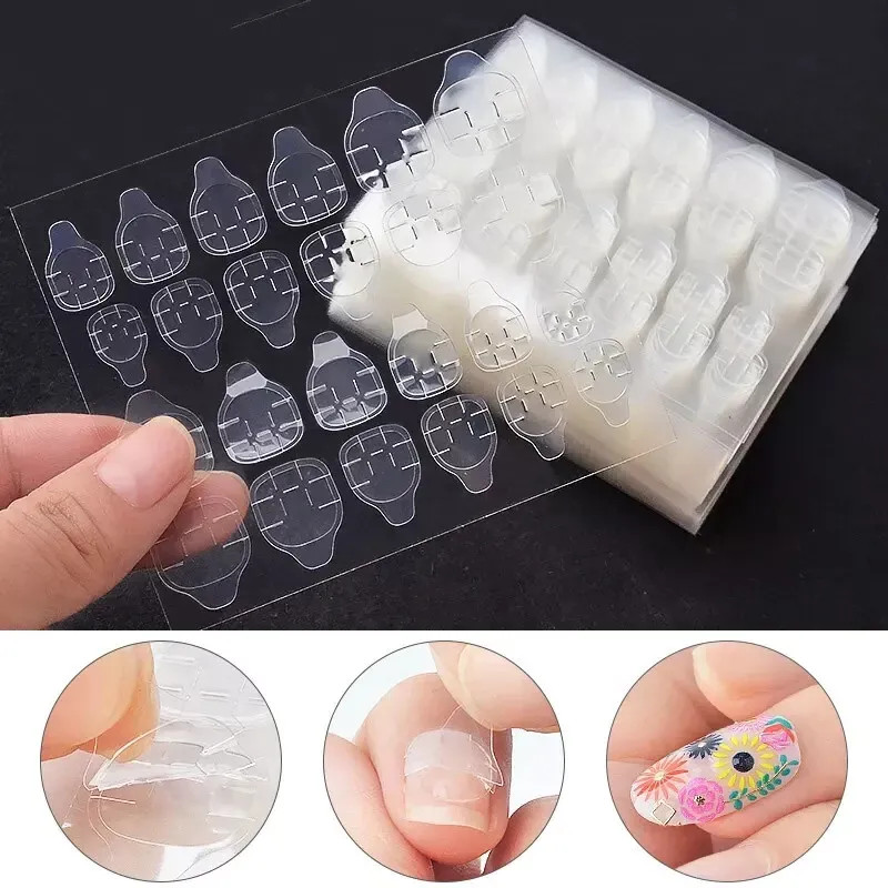 240PCS Adhesive Tabs Double-Sided Stickers for False Fake Nail Tip Glue Tape GB