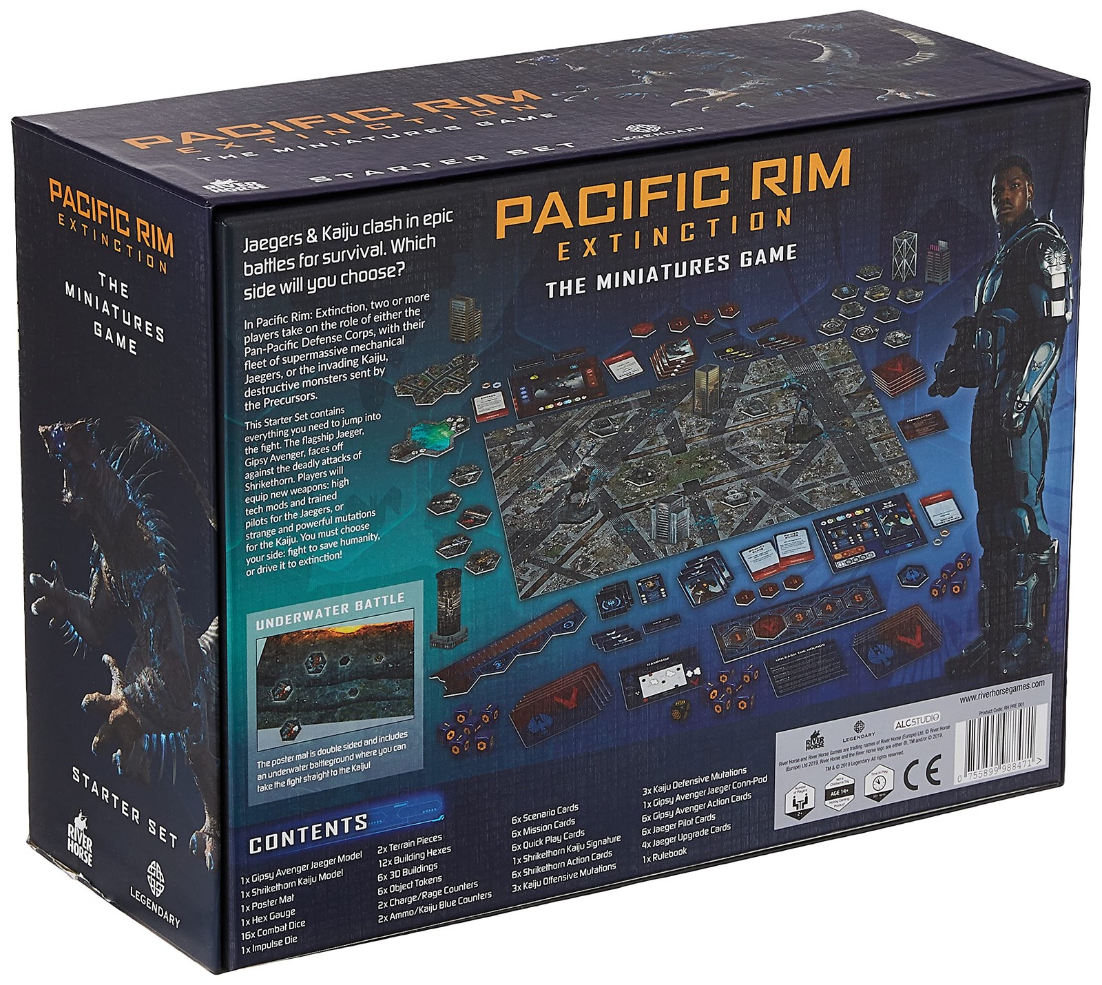 River Horse Studios Pacific Rim: Extinction 11.81 x 9.06 x 4.72 inches, Game