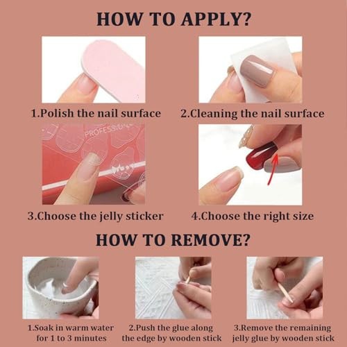 Ombre Press on Nails Medium Length Acrylic Fake Nails Coffin Press Ombre-Blue