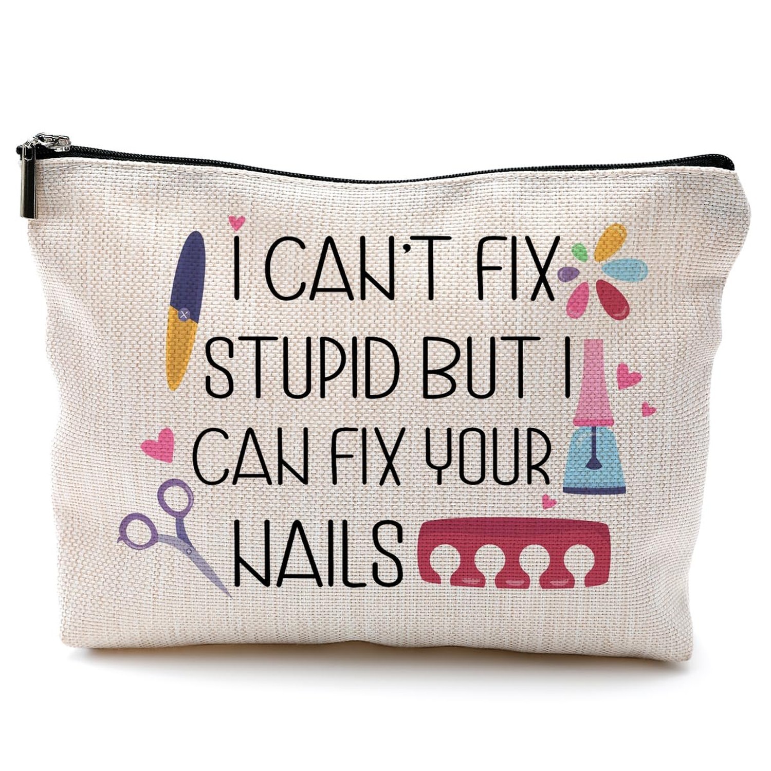 Nail Tech Gifts for Women Makeup Bag, Nail Tech Supplies, Gifts for Nail Tech…