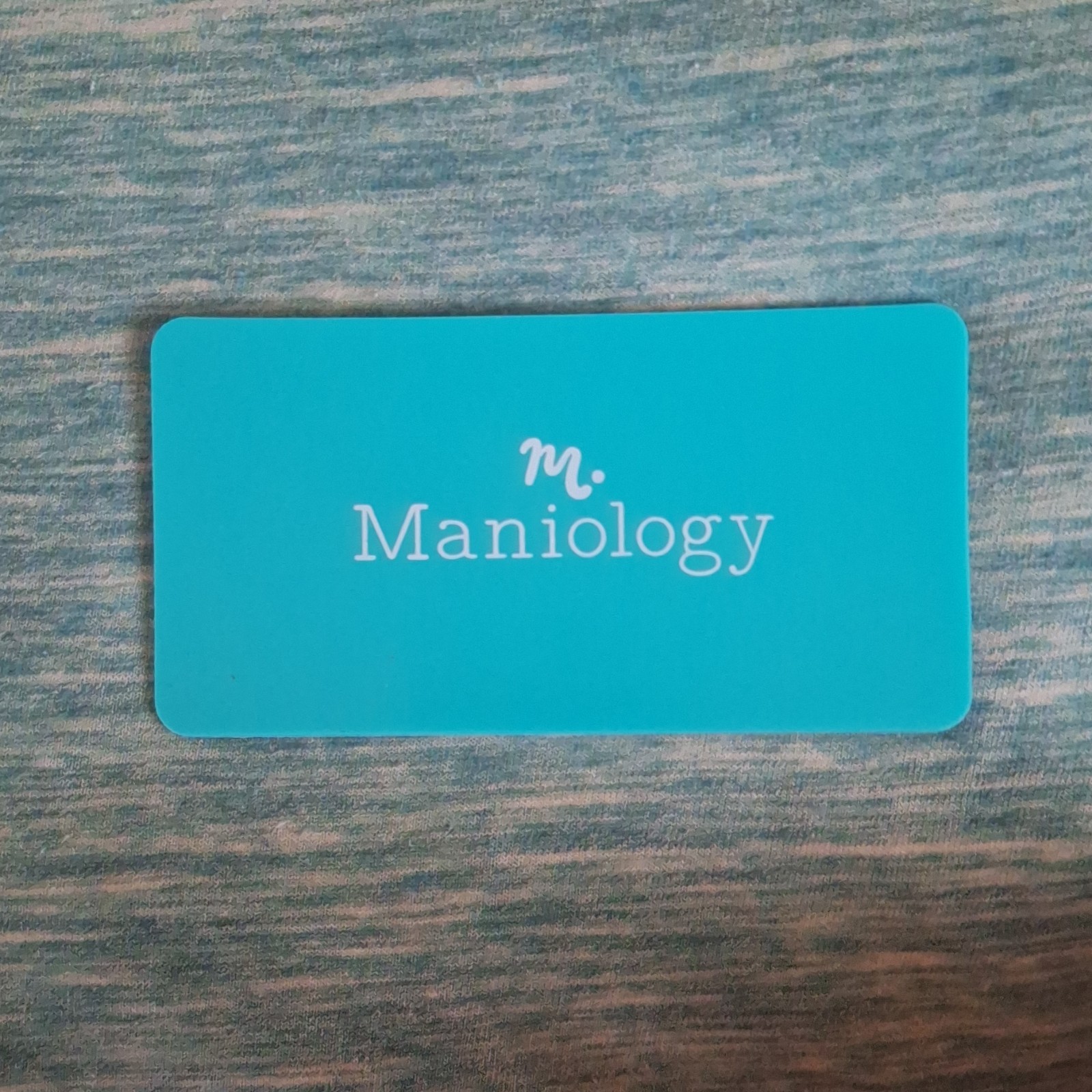 Maniology Nail Art Stamping Plate Blue Metal for Nail Stamping Design