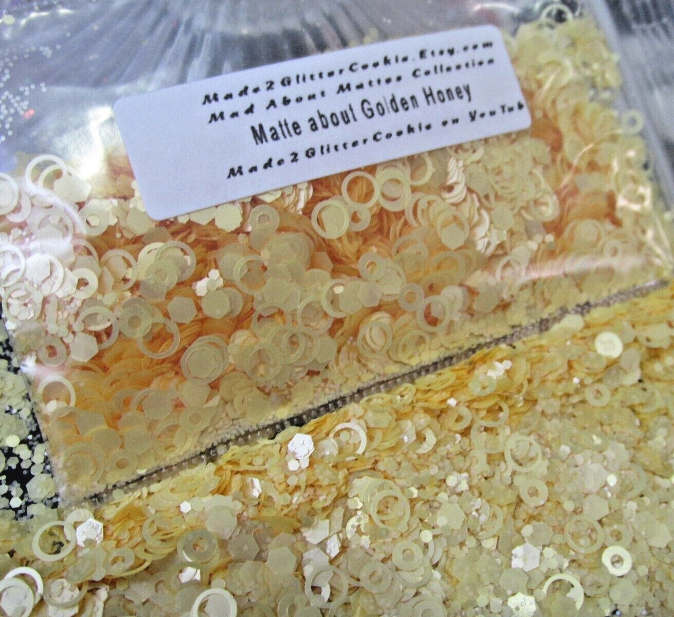 Matte glitter nail glitter/spangles set