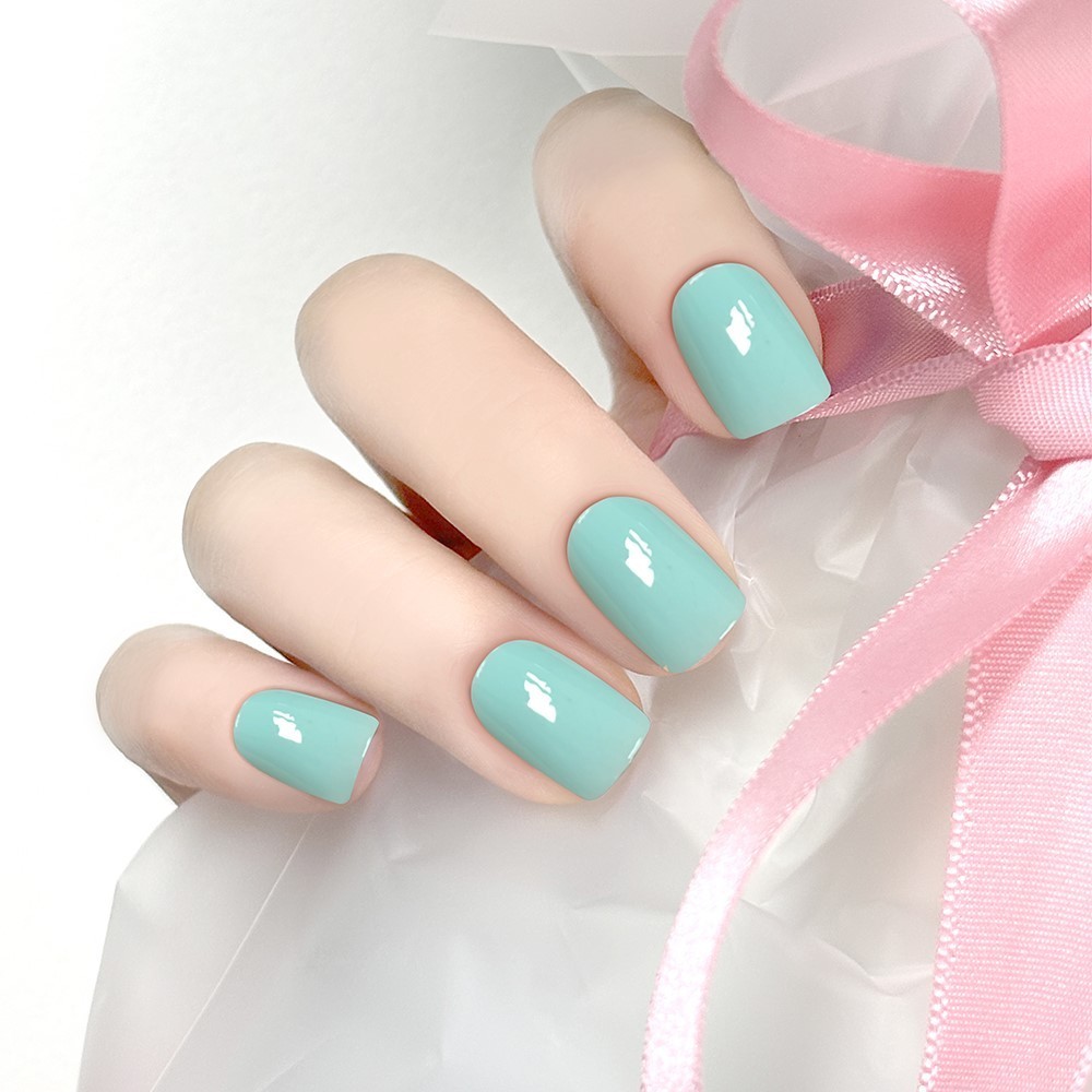 TPU Press-On Nails – Reusable Glossy Look | 24 Tips | Soft, Flexible, No Damage
