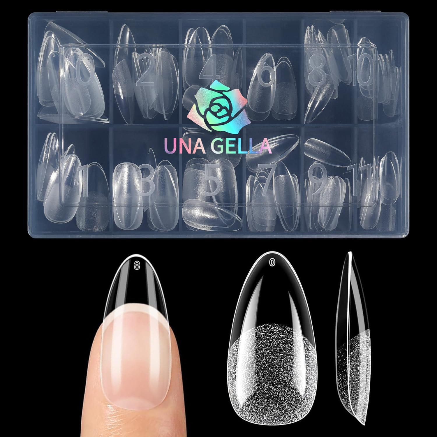 6 in 1 Gel Nail Glue for Nails Tips 10Ml Long Lasting U V Nail Glue Super Strong