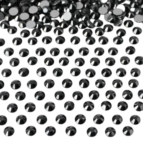 Diamonland Flatback Glass Crystal Rhinestones Rounds Gems for Bedazzling Nail…