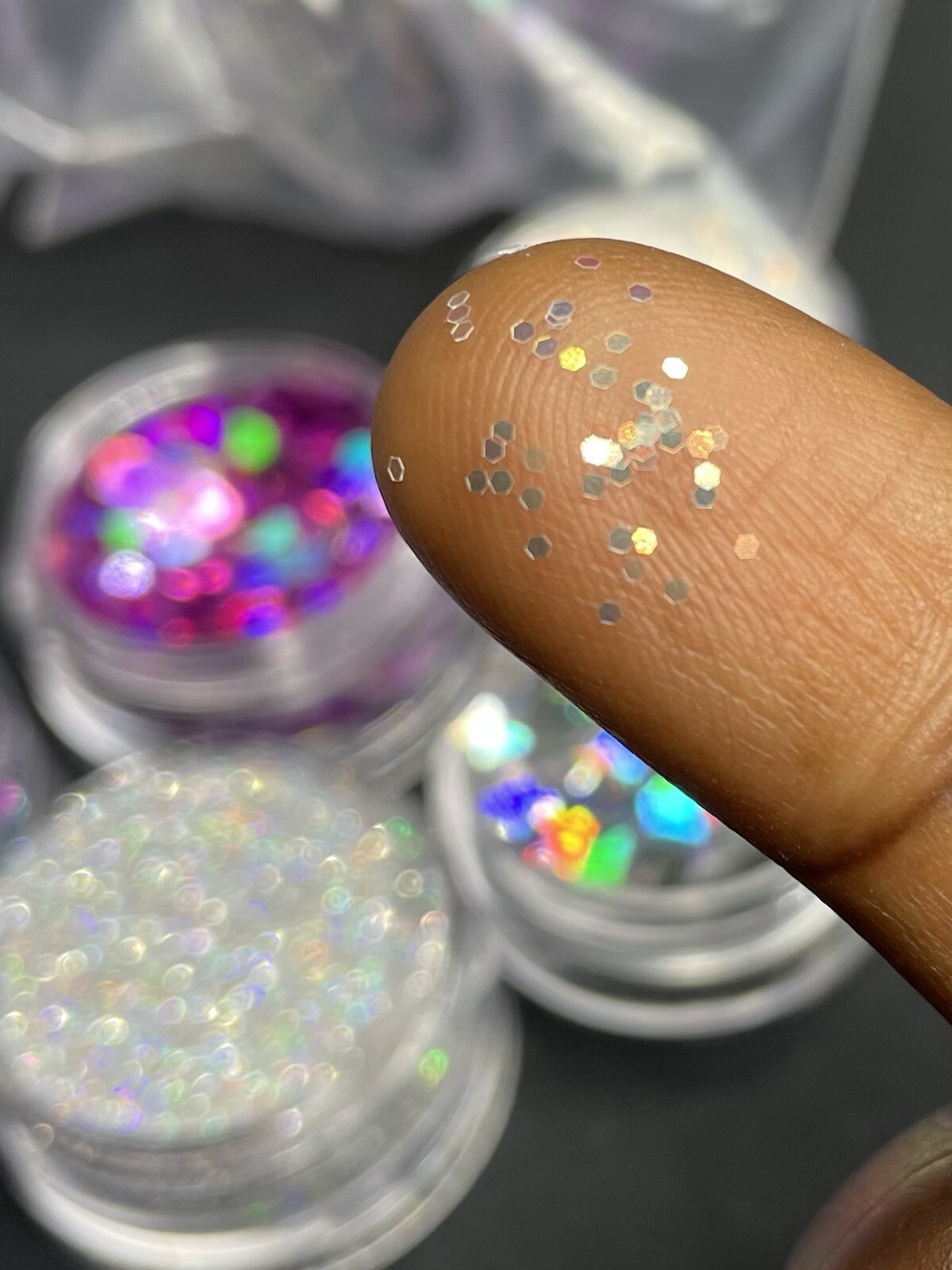 Colorful Nail Glitter Powder Sequins Laser Foils Flakes Nail Art Decoration Tips
