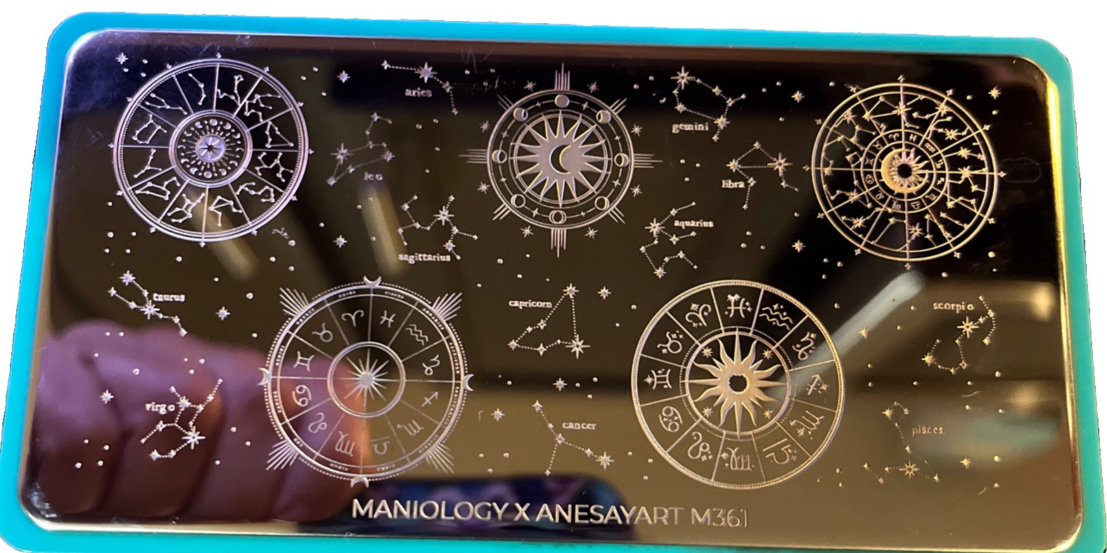 Maniology Nail Stamping Plates – Steam Punk Compass, Clock, Fairies, Butterfly