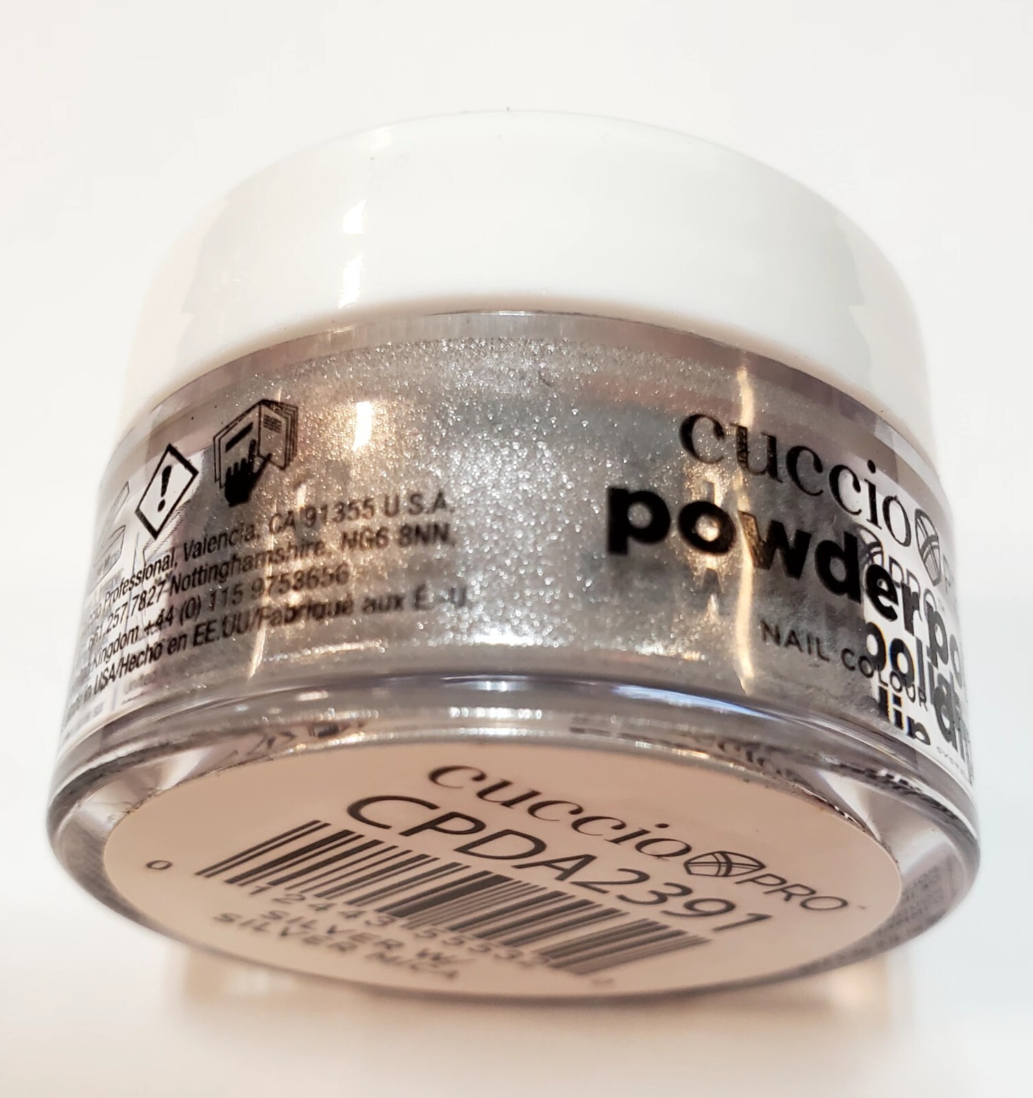 CUCCIO Pro Powder Polish Dip 0.5 fl oz~10 JARS!!~ WHITE