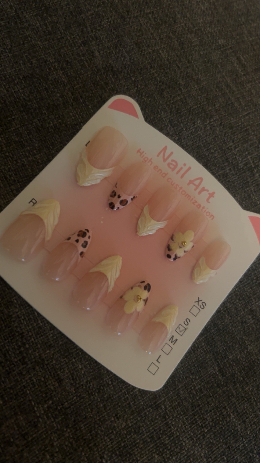 Press-On Nails Short Almond pack of two sets!