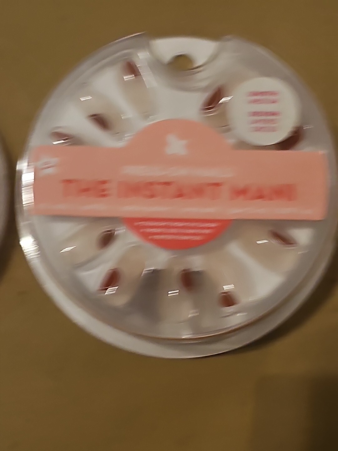 Instant Mani Short And Medium Length Layered Circles Press On Nails 42 Ct x 2