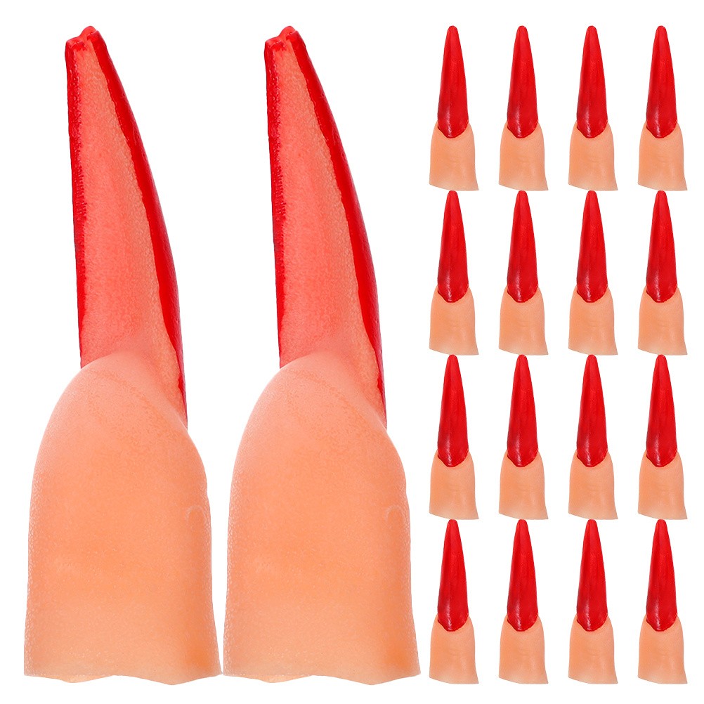 50 Pcs Creative Fake Hand Finger Severed Fingers Prop for Halloween Props