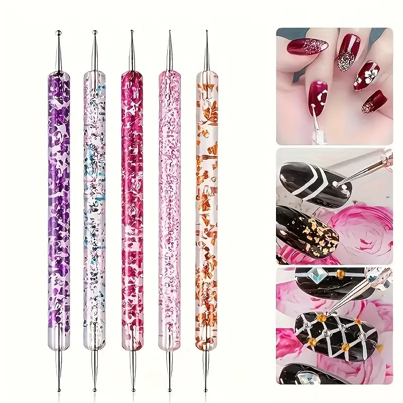 Pro Nail Kit for Beginners, All-in-One Nail Art Tools with Brushes DIY Mani Set
