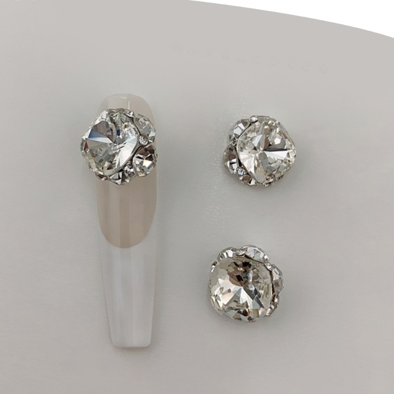 3PCS 3D Irregular Nail Charms DIY Nails Art Decoration Embellishments for Woman