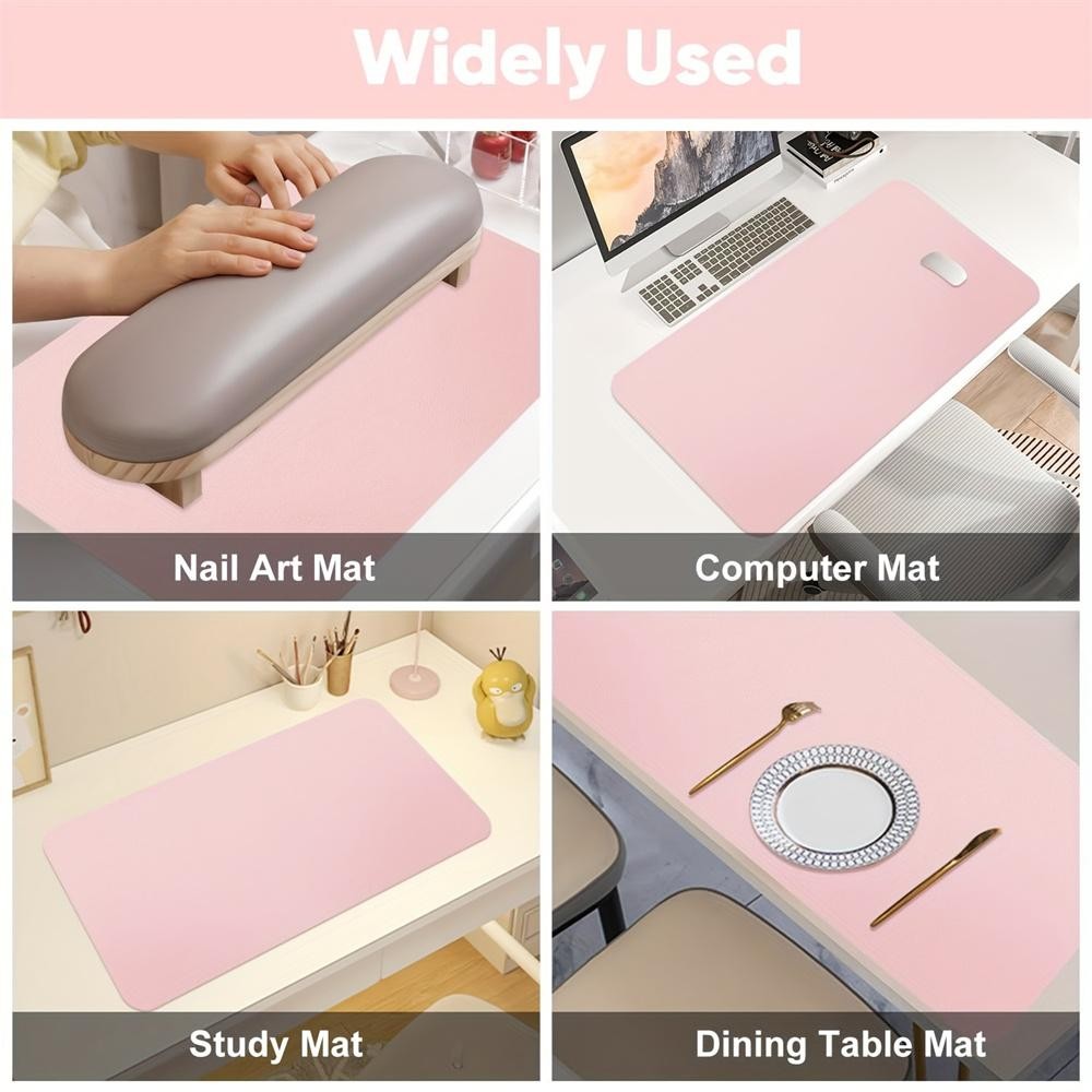 Foldable Nail Art Table Mat Hand Rest Pad Waterproof Scratch Resistant