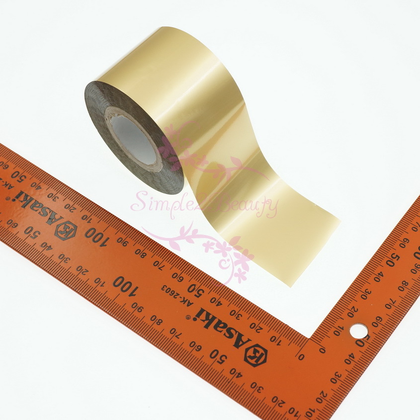 1 Roll 4CMx100M Matte Metallic Starry Transfer Foil Film Wraps Nail Art Manicure