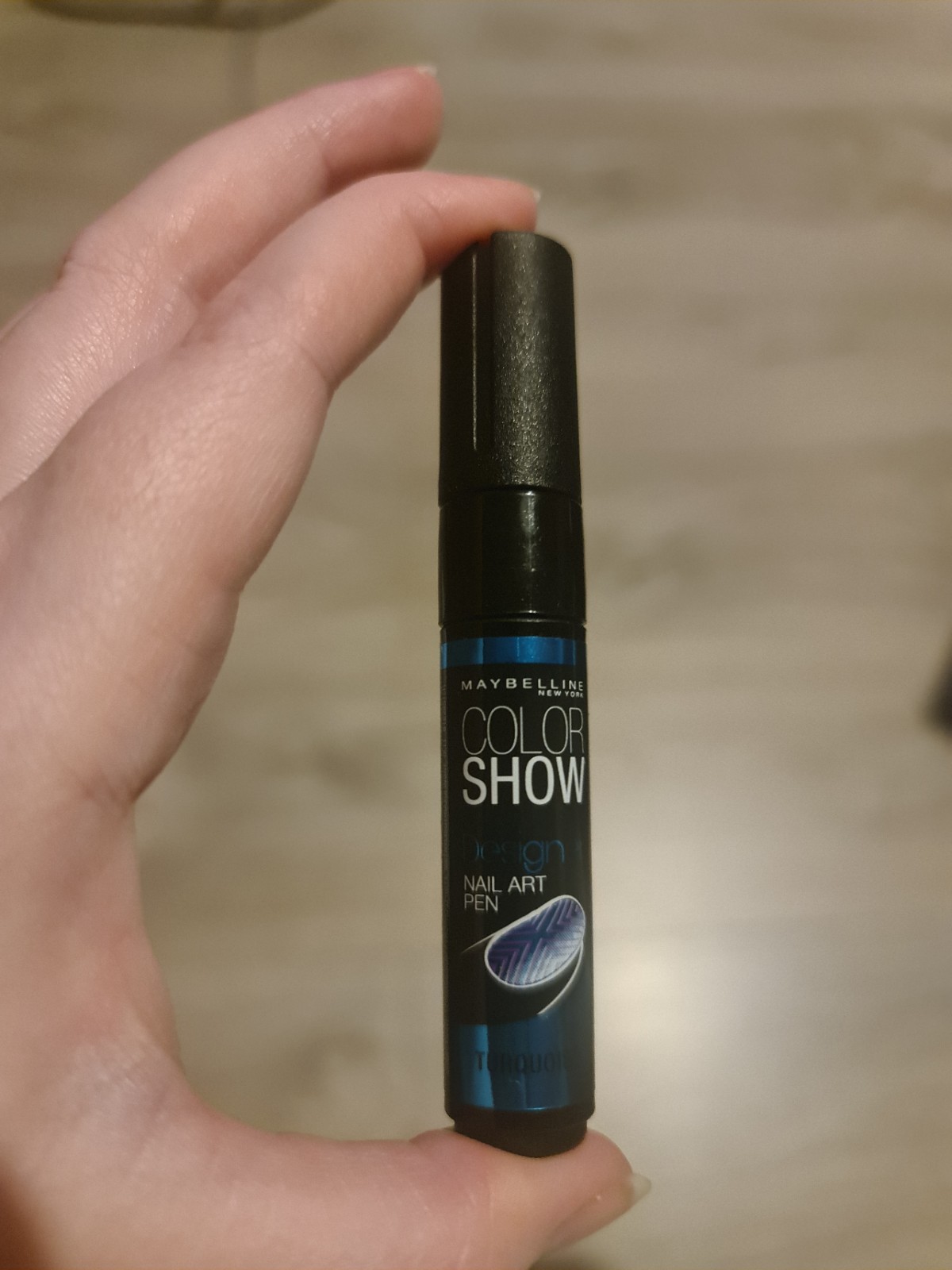 Maybelline Color show designer nail art pen turquoise colour Rare Discontinued