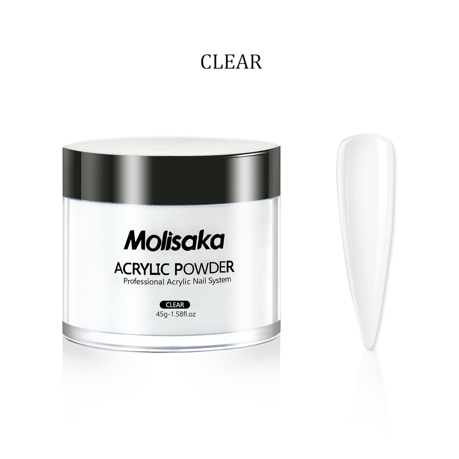 Long-Lasting Clear Acrylic Powder – Effortless Application for Stunning Nails