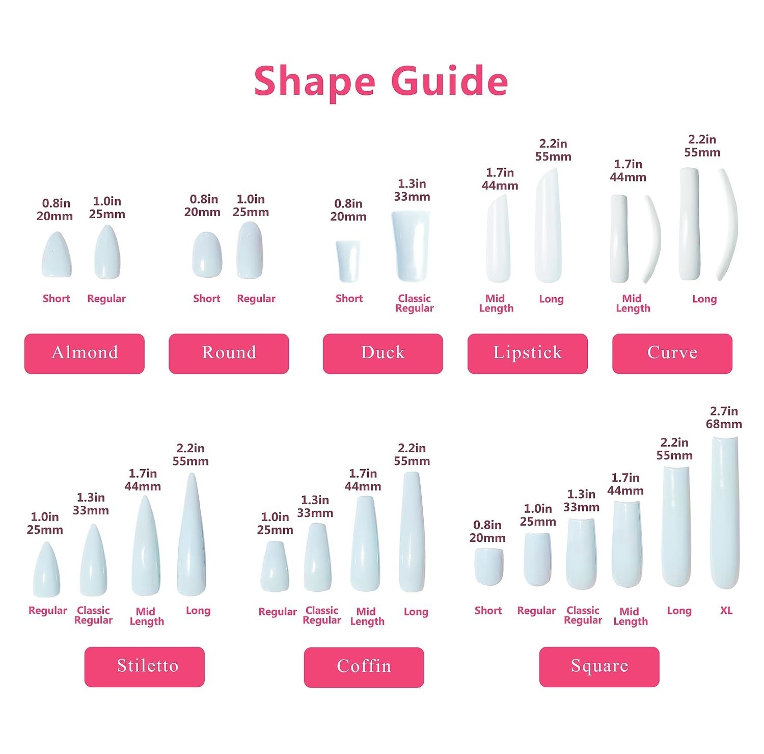 Durable Reusable Full Covered Press on Nails