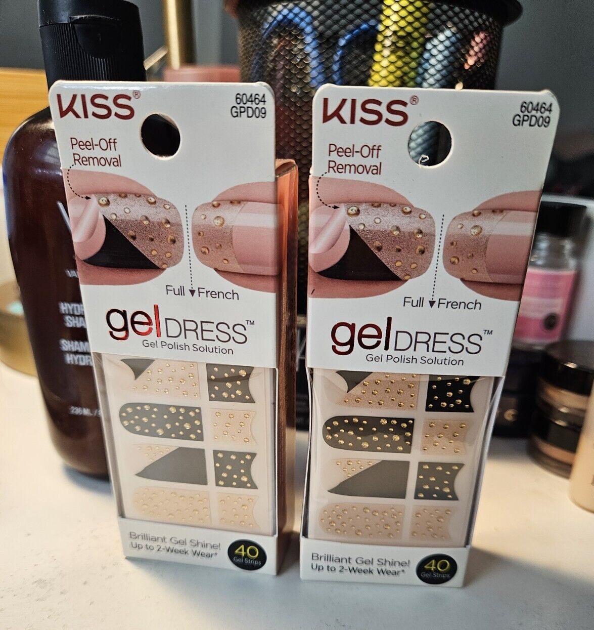 KISS Gel Dress Gel Polish Solution 40 Gel Strips #60464 SWEET MELODY
