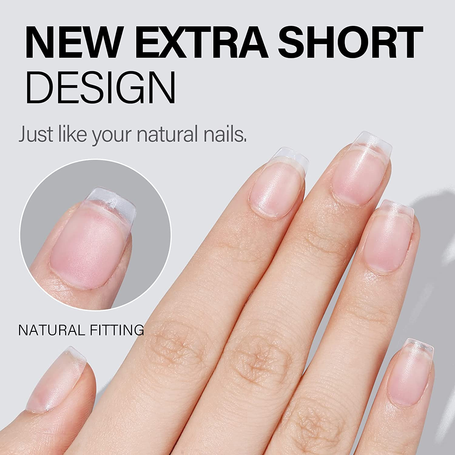 Extra Short Coffin Nail Tips – 450 PCS Upgraded Matte Soft Gel Full Cover Nail