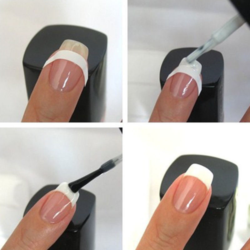 French Tip Guides Sticker Manicure Stripe Edge Nail Art Toes Decoration DIY