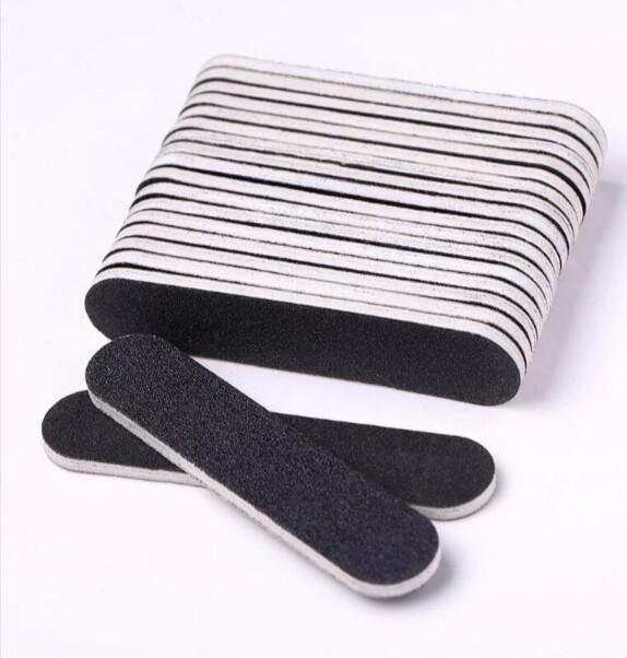Double Sided black Sandpaper nail file Manicure /Pedicure nail care 240 /180