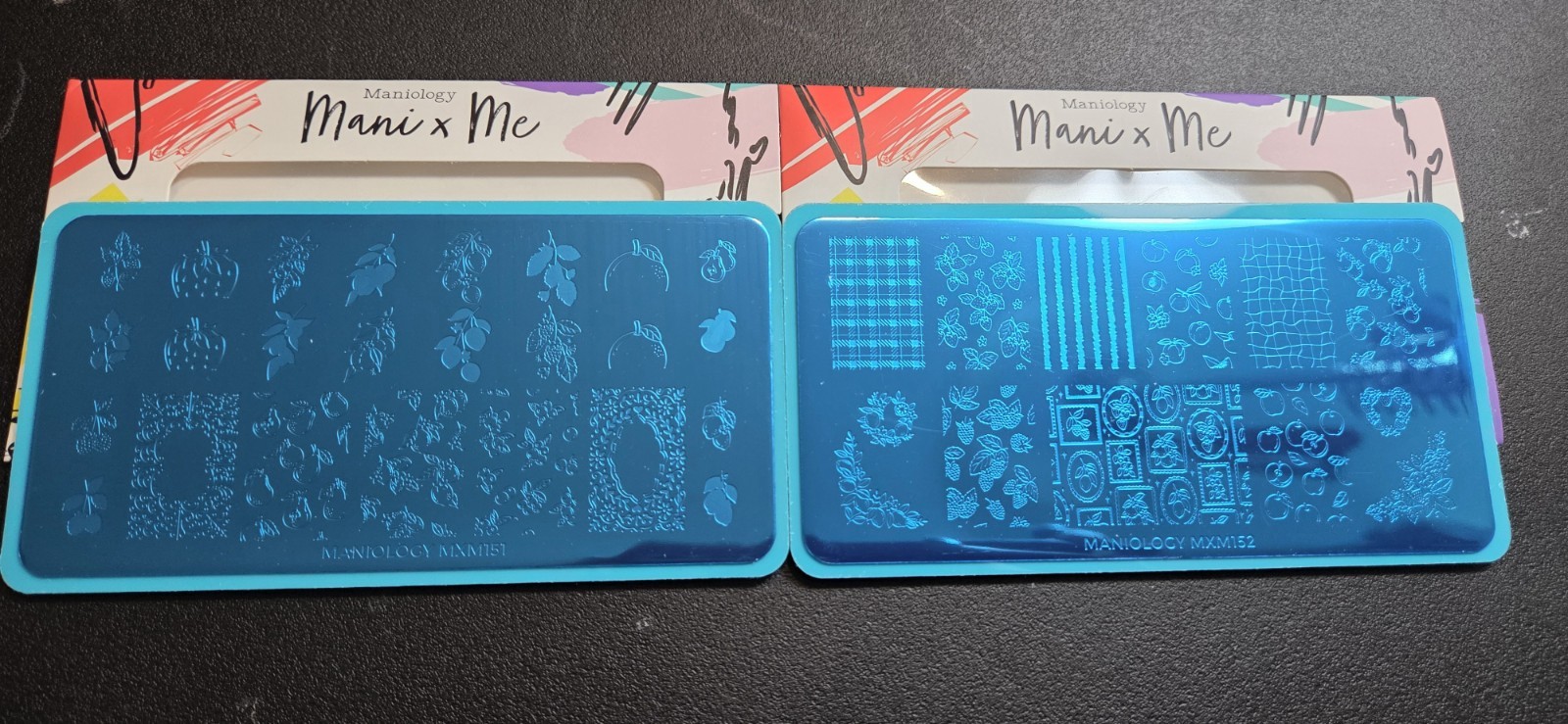 Maniology Nail Art Stamping Plates Tutti Frutti – MXM151 & MXM152