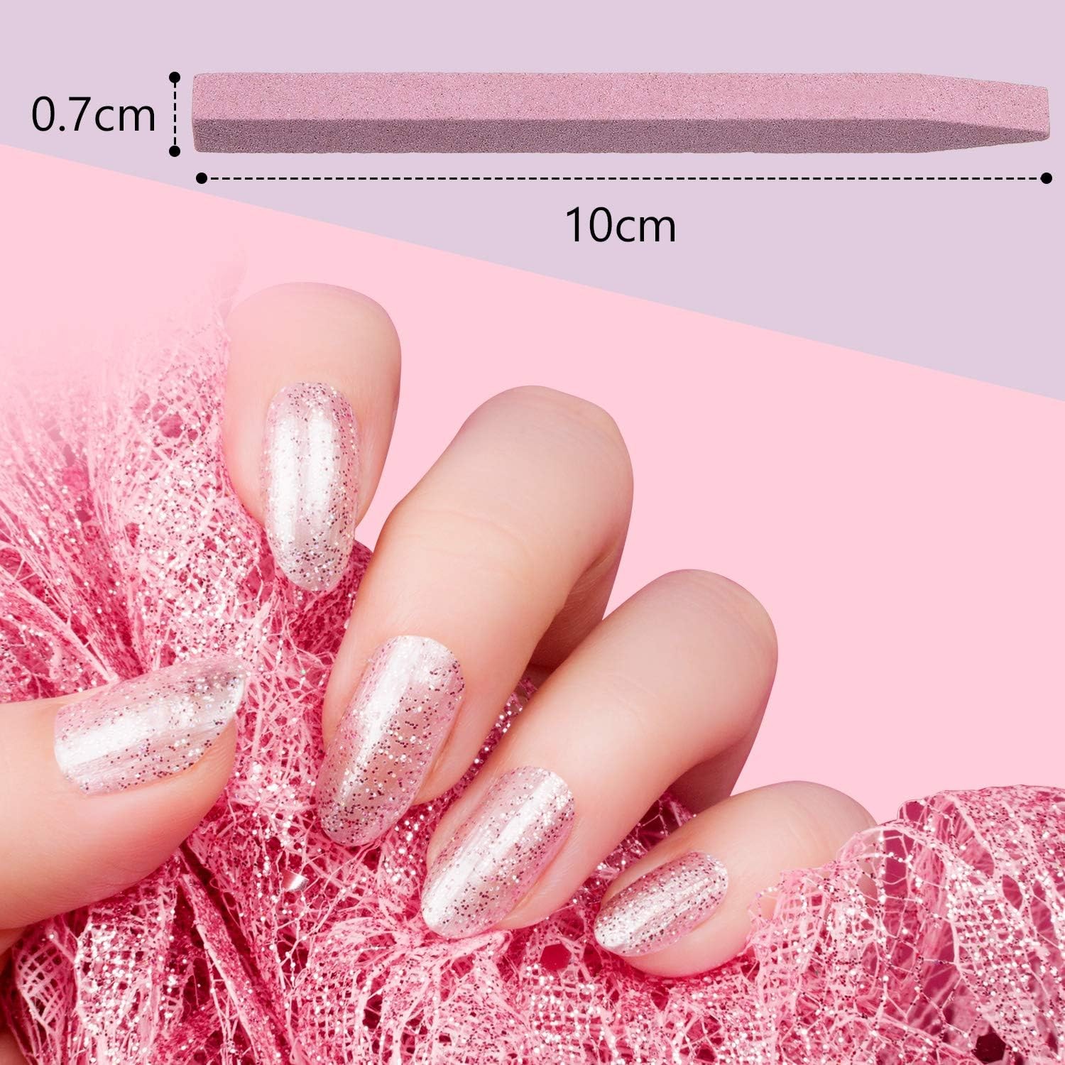 Stone Nail File Pumice Sti for Finrnails Pumice Ro Nail