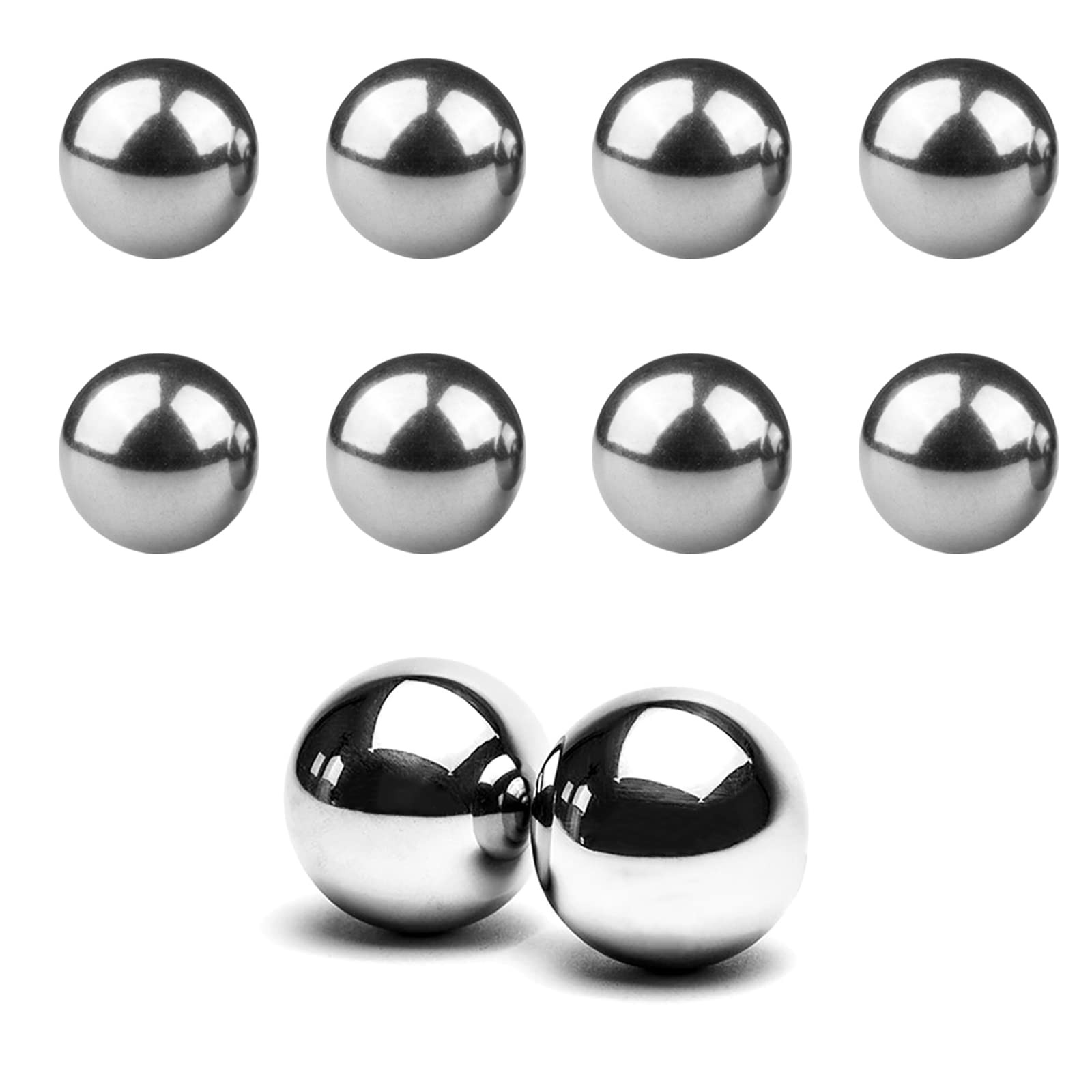 10 Pieces 1/2″(0.5”) Steel Bearing Balls Precision Bearing Steel Ball Assort…