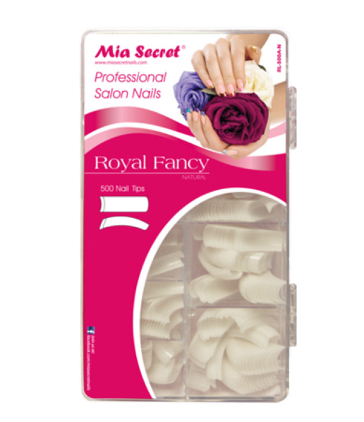 Mia Secret Nail Tips STILLETO /ROYAL FANCY -White, Clear, Natural *CHOOSE YOURS