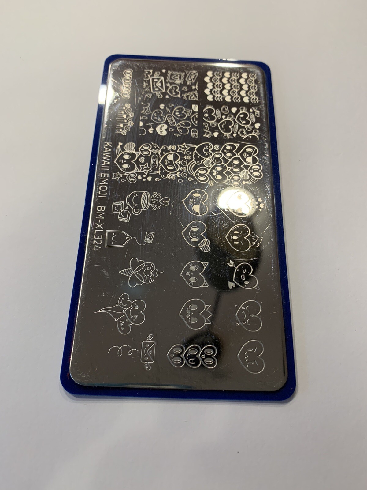Maniology Bundle Monster BM-XL324 Kawaii Emoji Hearts Nail Stamp Stamping Plate