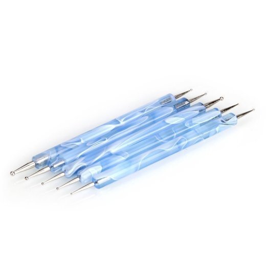 5PCS Dotting Pens Nail Art Design Tools Manicure Kit Ball End Dot Art Tools USA