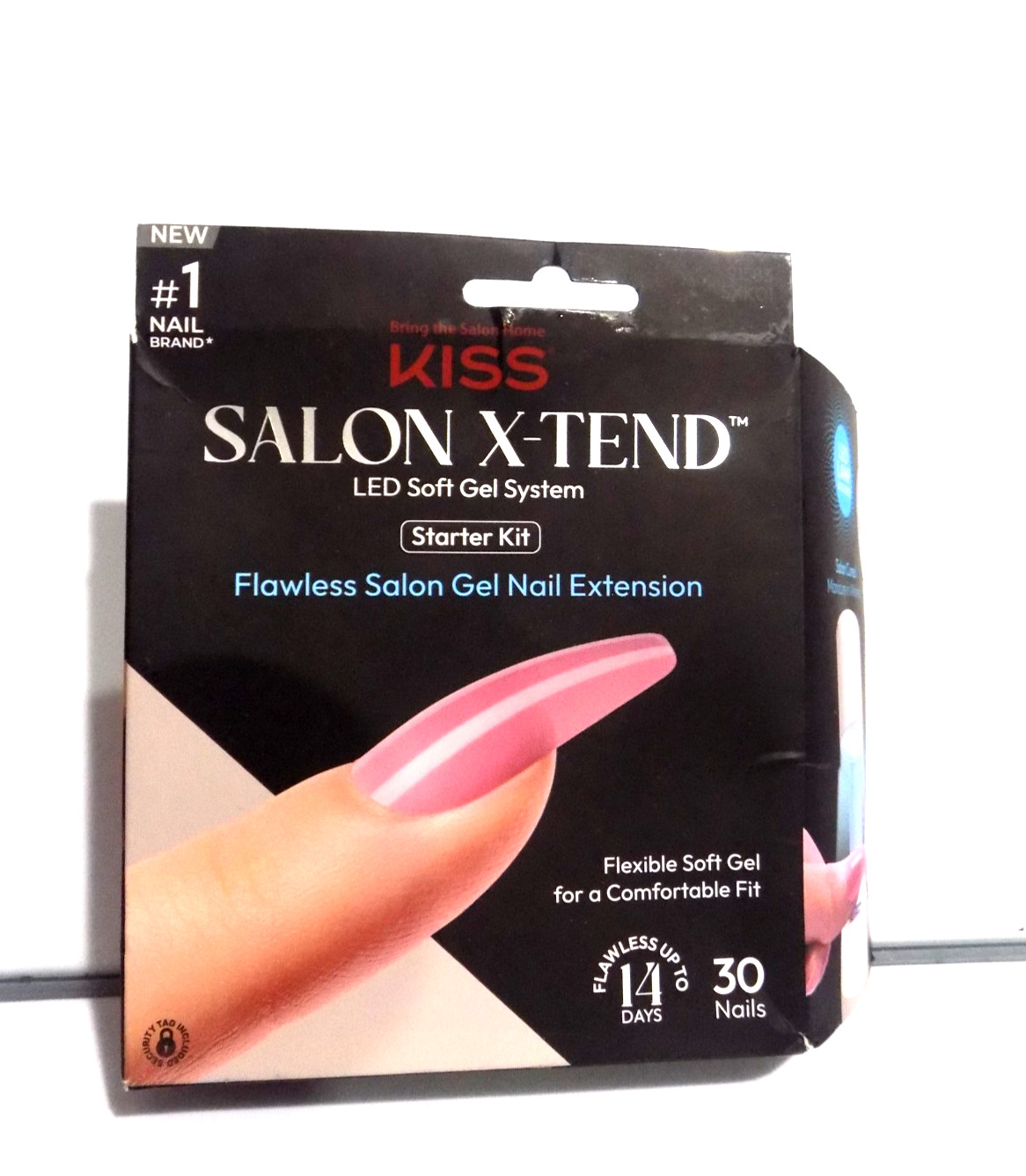 Kiss Salon X-tend LED Soft Gel System Kit – w/ 30 Nails*New &Sealed*Damaged Box*