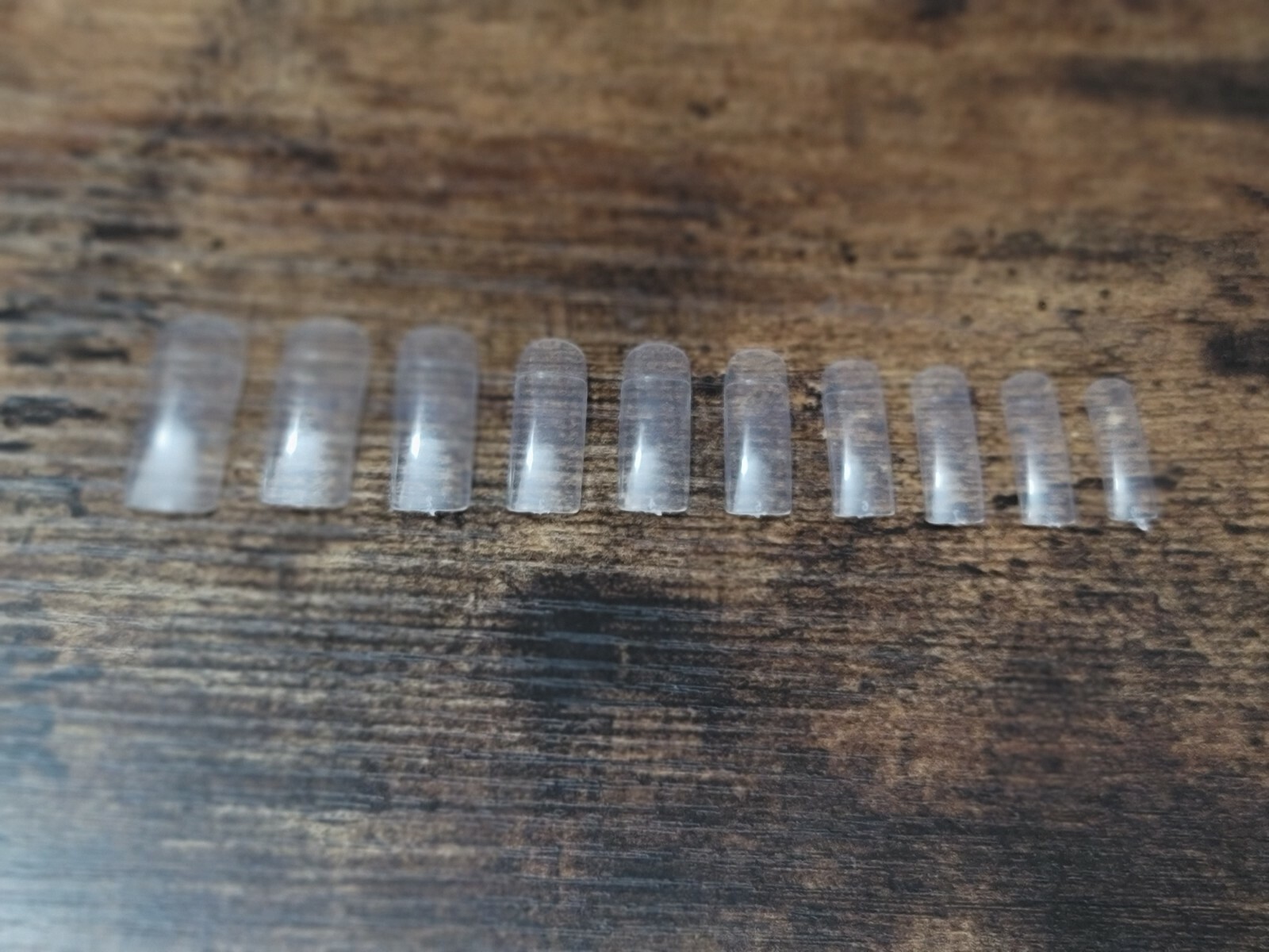 Tapered Square Clear Nail Tips 500pc nail decoration, nail extension