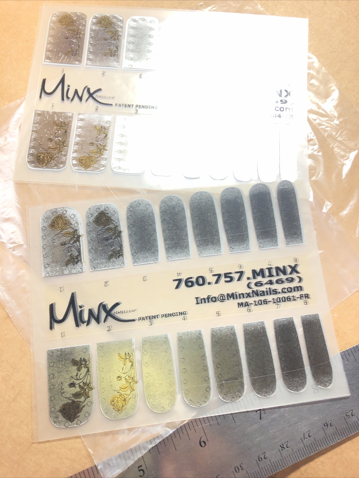 Minx Foil Nail Cover Nail Art Sticker Manicure Wraps