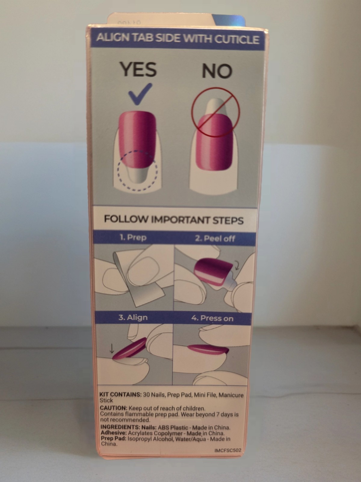 Lot Of 2 Kiss Impress Color FX Connecton IMCF02 Press On Nails short NEW