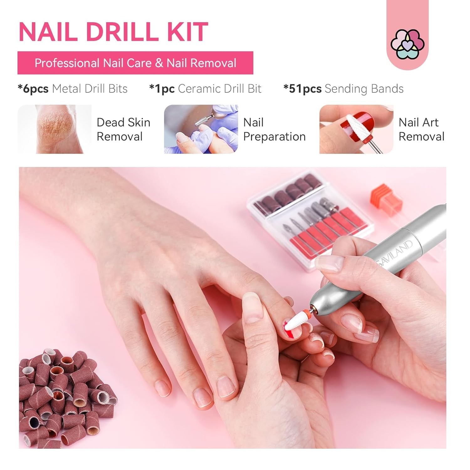 Paquete De Uñas Acrilicas Kit De Esmalte Profesional Para Pinceles Set Rutilar