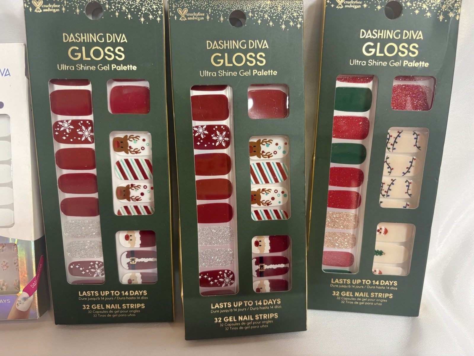 6 Pack Dashing Diva Nail Strips bundle & Glaze NailStrips Kit