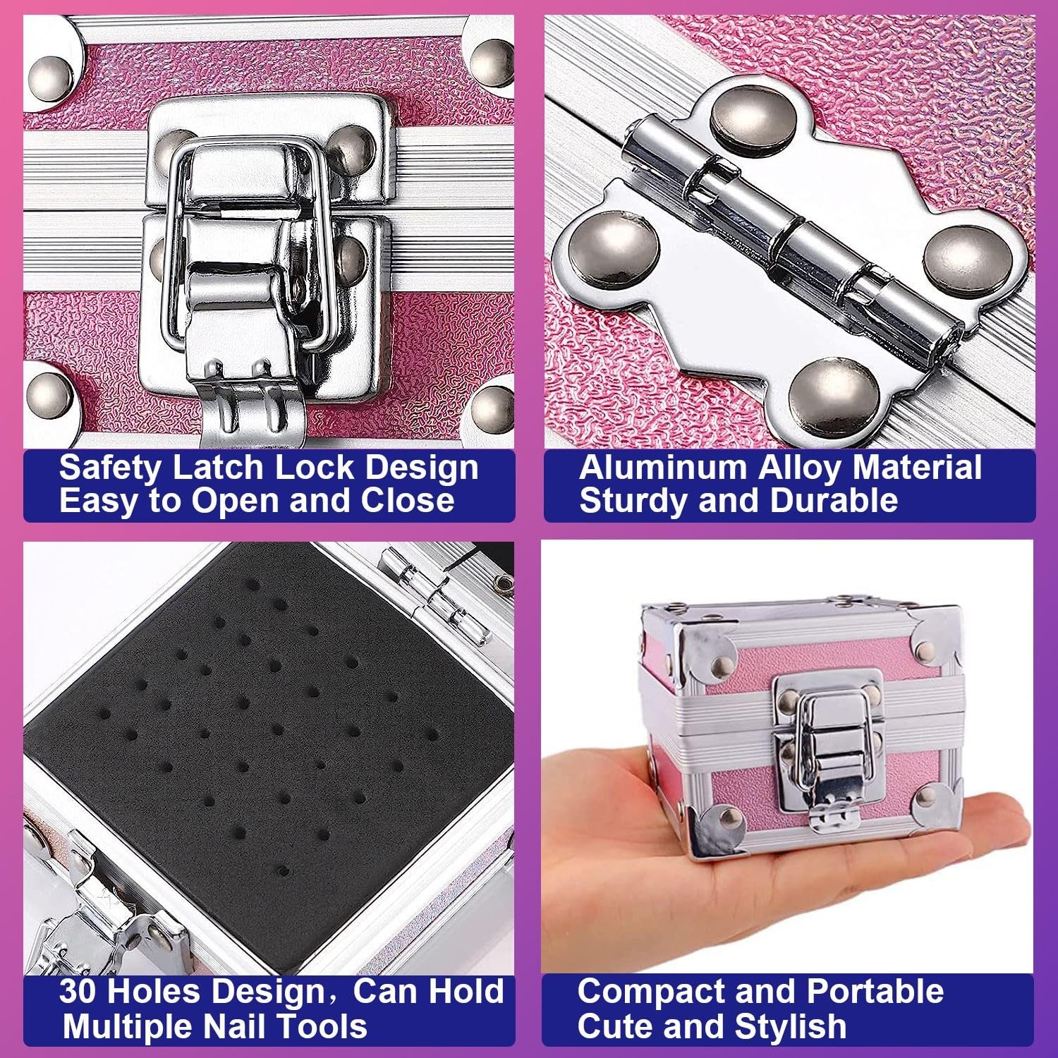 XDONEF 30Pcs Nail Drill Bits Set Ceramic Diamond Carbide Cuticle Remover 3/32