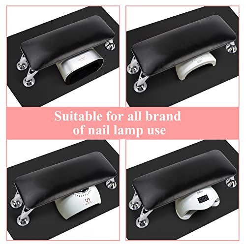 Acrylic Nail Arm Rest Cushion with Table Mat – Soft Microfiber Hand Pillow for N