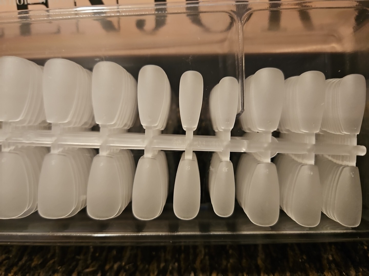 480PCS Short Coffin Nail Tips, Matte Fake Nails Round Oval , 15 Different