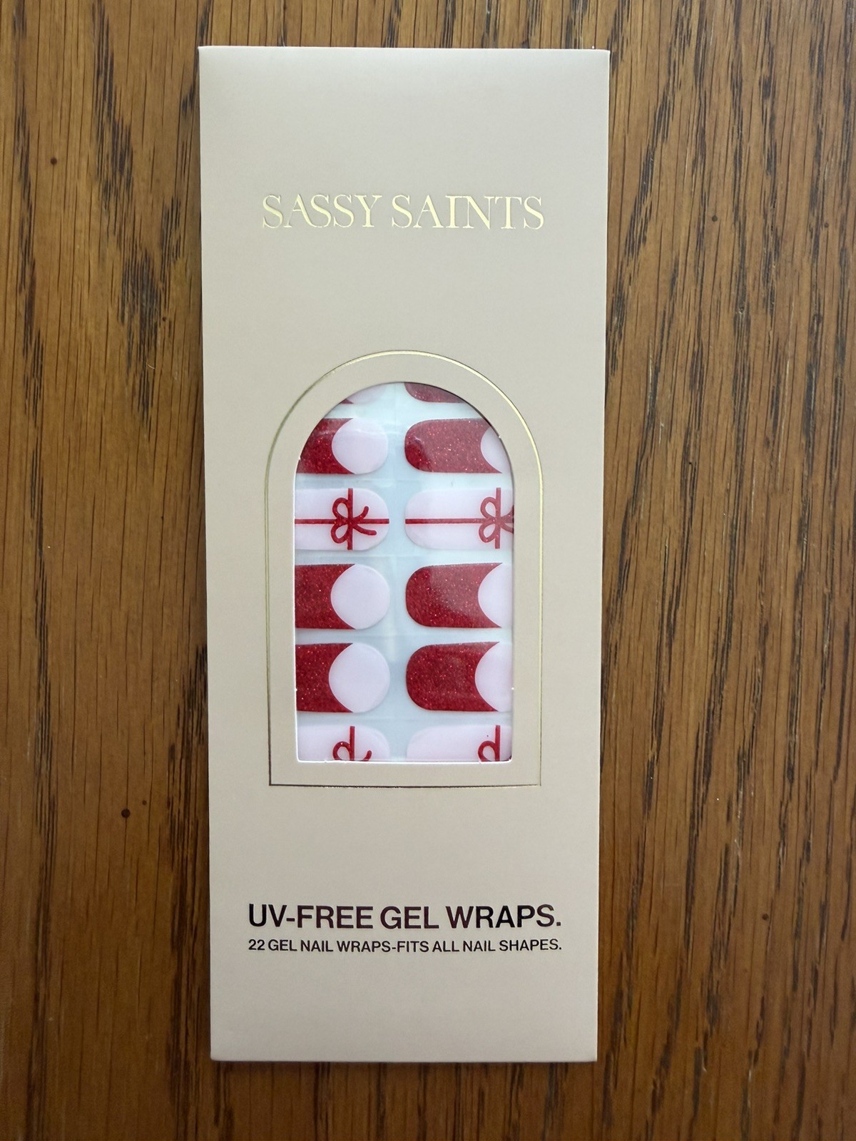 Sassy Saints UV Free Gel Nail Wraps Set of 4 – ALL NEW