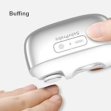 Electric Nail Clipper 3-in-1 with LED Light, Nail Trimming, Filing &