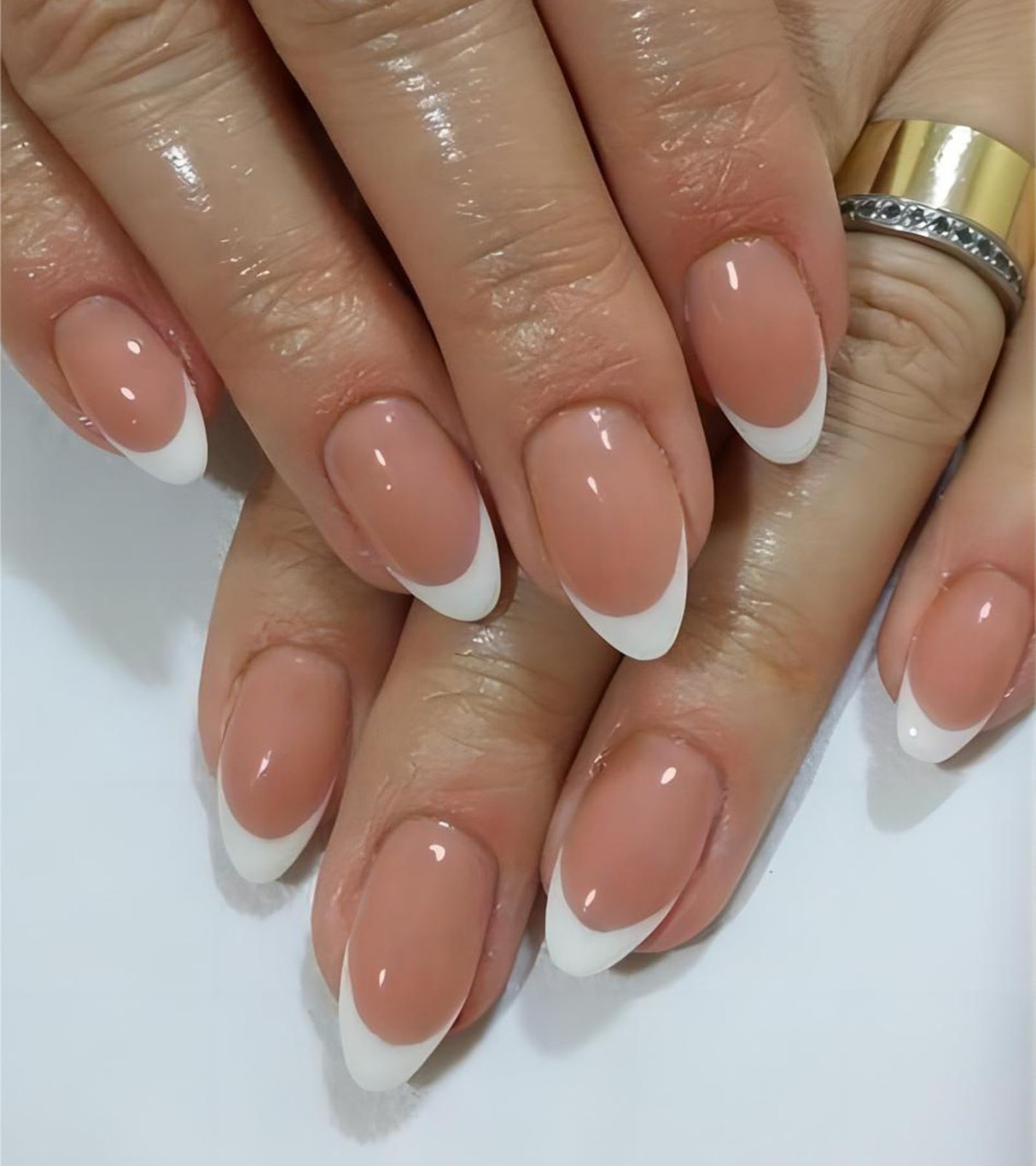 Aegenacess Press On Nails Short – Press on Nails Almond Short Stick On Nails …
