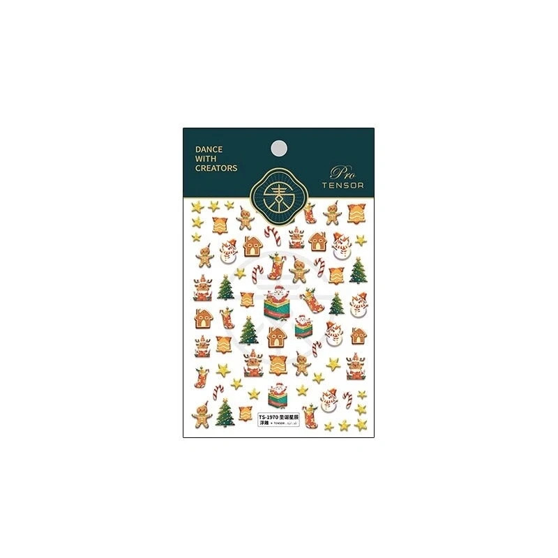 Gingerbread Christmas Nail Art – Festive Holiday Designs (376)