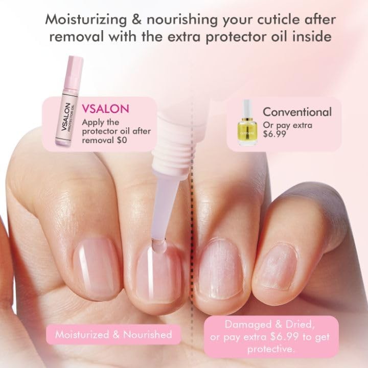 Press on Nails Short Almond – Purple Cat Eye Glitter Nails Kit, Reusable Gel …