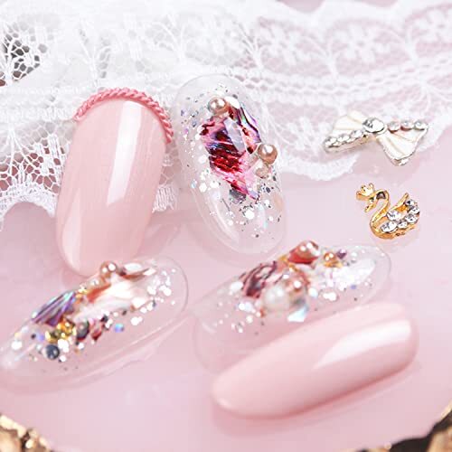 Abalone Seashell Nail Art Slices, Holographic 3D Mermaid Irregular Nail Art
