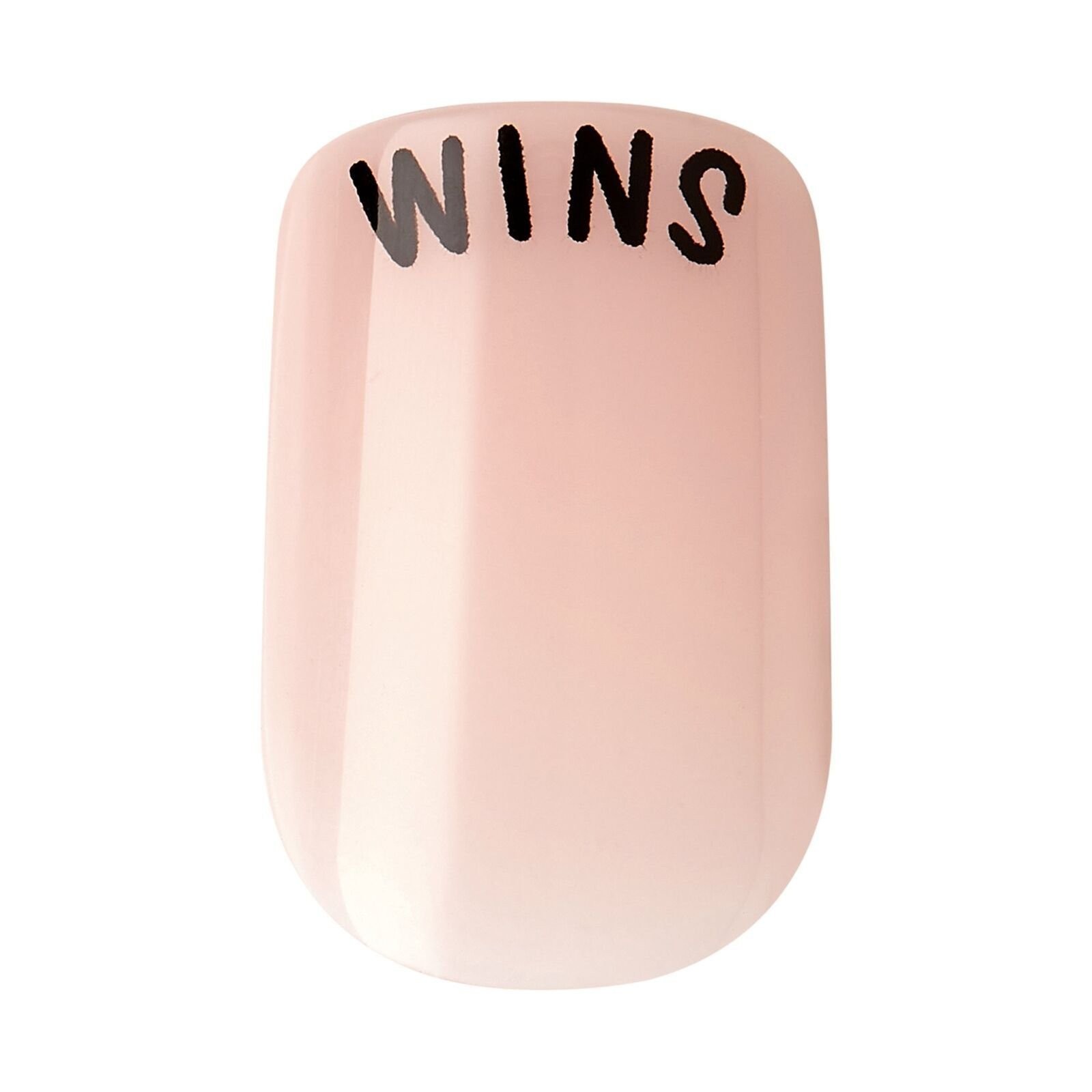 KISS Voguish Fantasy Small Square Glue-On Pride Nails, Nude, 28 pieces