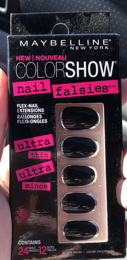 Maybelline Color Show Falsies Fake Press On Nails 70 The Silver Lining
